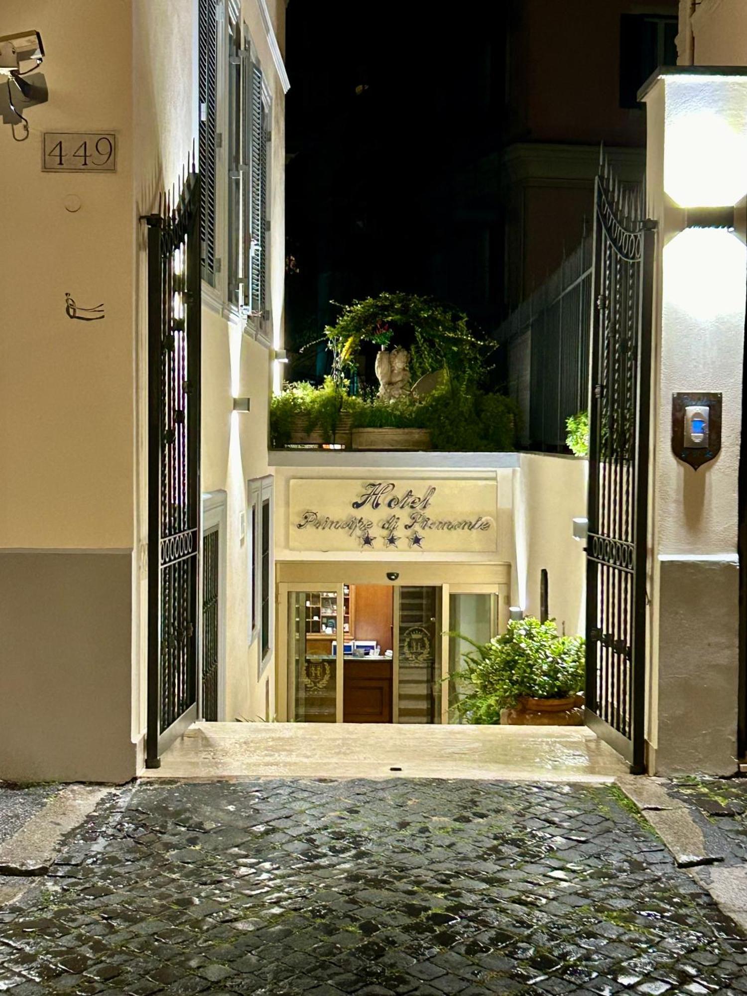 Hotel Principe Di Piemonte Rom Eksteriør billede